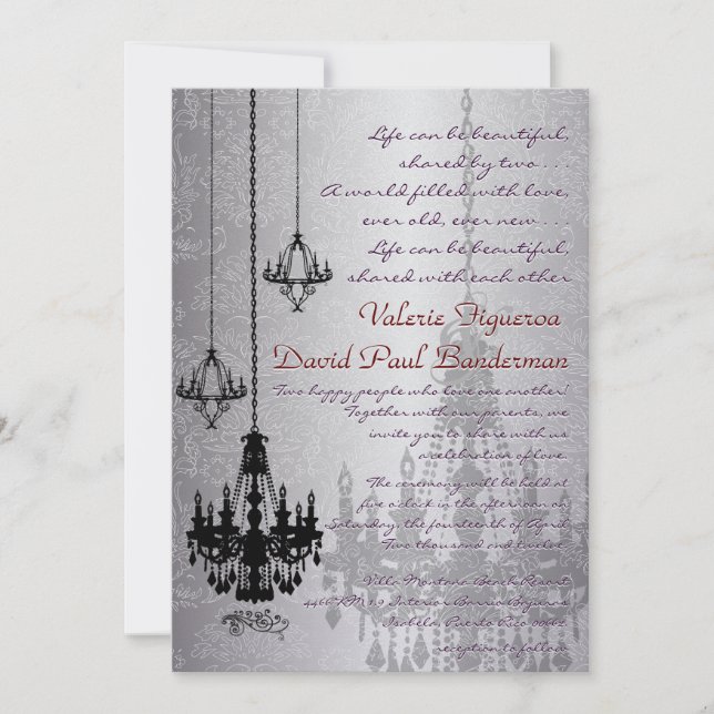 Invitación personalizado (Anverso)
