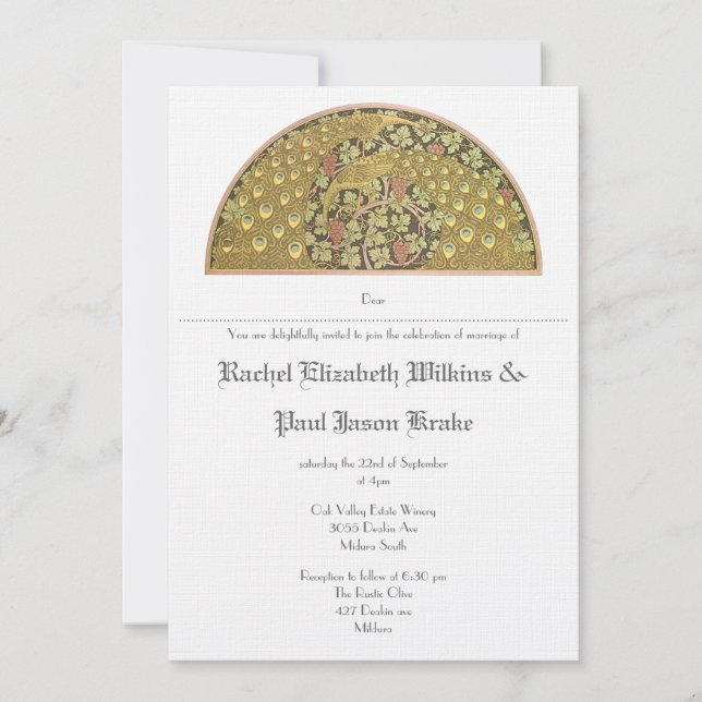 Invitación personalizado (Anverso)