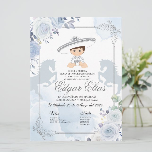 Invitación Personalizado (Anverso de pie)