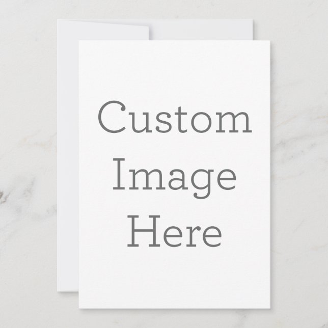 Invitación plana, Tamaño: 12,7 cm x 17,8 cm, Papel: Mate Signatura, Esquinas: Cuadrada, Sobres: Blanco, Calidad de impresión: Estándar (Anverso)