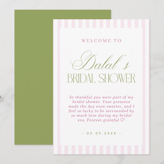 Invitación personalizado 1 (Anverso / Reverso)