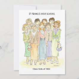 Invitación personalizado 1963 Gals Invitación