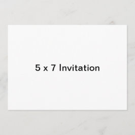 Invitación Personalizado 5 x 7 Invitado (horizontal)
