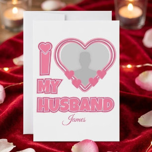 Invitación Personalizado Amo a mi esposo – Agregar foto y nom