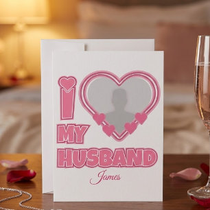 Invitación Personalizado Amo a mi esposo – Agregar foto y nom