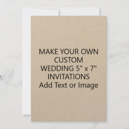 Invitación Personalizado Añadir imagen de texto moderno Boda 
