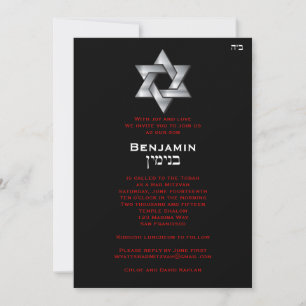 Invitación Personalizado Benjamin