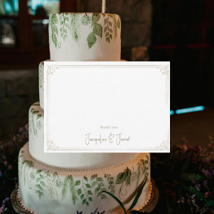 Invitación Personalizado Blanco Agradecimiento Blanco