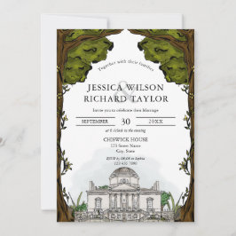 Invitación Personalizado Boda de Ilustracion de la vena dibuj