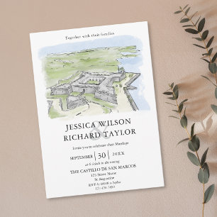 Invitación Personalizado Boda de Ilustracion Manor de la Casa