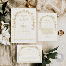 Personalizado Boda de Oro Otoño Gris Blanco