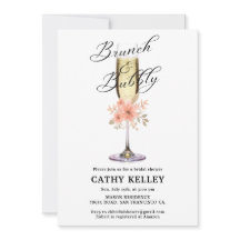 Personalizado Branch y Bubbly Bridal Shower
