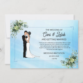 Invitación Personalizado Branded Romantic floral