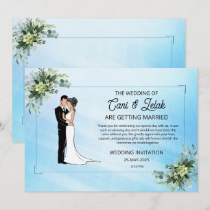 Invitación Personalizado Branded Romantic floral