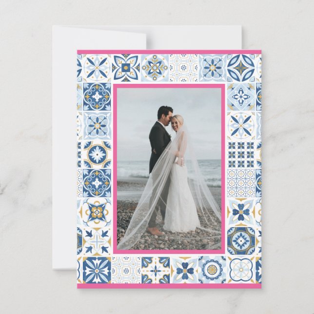 Invitación Personalizado Bridal Shower Photo Card Susan 4.25  (Anverso)
