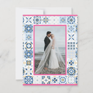 Invitación Personalizado Bridal Shower Photo Card Susan 4.25
