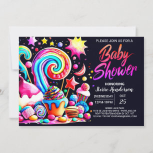 Invitación Personalizado Candy Baby Shower