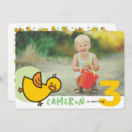 Invitación Personalizado caprichoso se burla de Chica verde f