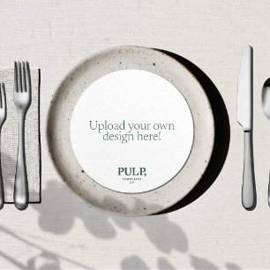 Invitación Personalizado Cargar Su Propio Menú Redondo