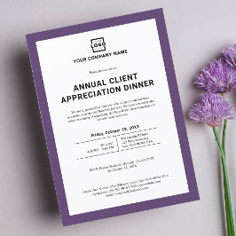 Invitación Personalizado Company Business Corporate Event Pur