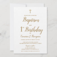 Personalizado conjunto de cumpleaños de bautismo d