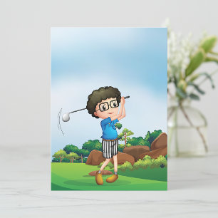 Invitación Personalizado Cuidad Golf Fun Golf Lover Design