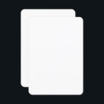 Invitación Personalizado de 3,5" x 5" de calidad semibrillant<br><div class="desc">Cree invitaciones personalizados impresionantes para cualquier ocasión con nuestras versátiles tarjetas semibrillantes de 3, 5" x 5". Estas invitaciones de alta calidad cuentan con un acabado blanco brillante y semi-brillante que produce colores vivos y detalles nítidos, perfecto para mostrar tus fotos y diseños. Cada tarjeta se fabrica a partir de...</div>