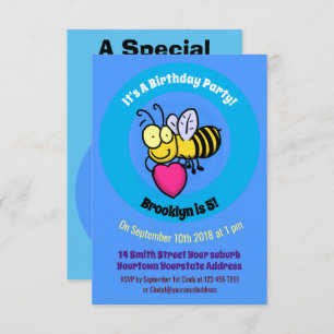 Invitación Personalizado de abejas