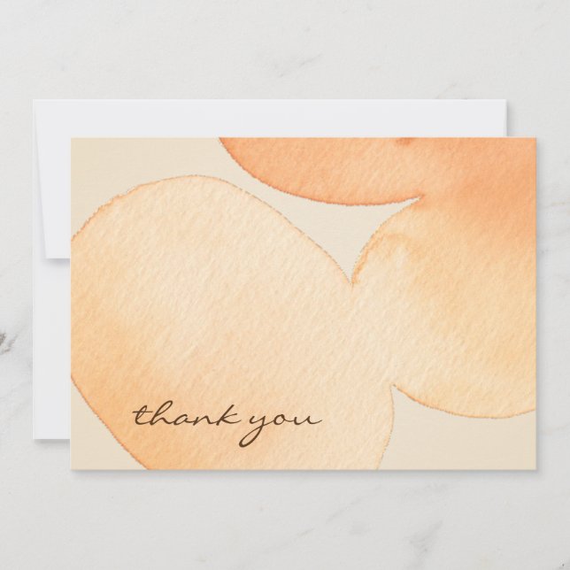 Invitación Personalizado de acuarela única serena moderna Gra (Anverso)