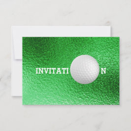 Invitación Personalizado de bolas de golf 12,7 cm x 8,9 cm In