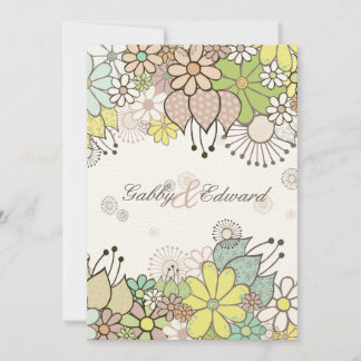 Invitación Personalizado de bricolaje del Boda del jardín de 