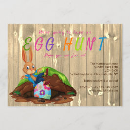 Invitación Personalizado de Conejo Conejo Conejo Conejo Conej