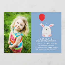 Invitación Personalizado de Conejo Conejo Conejo Conejo Conej