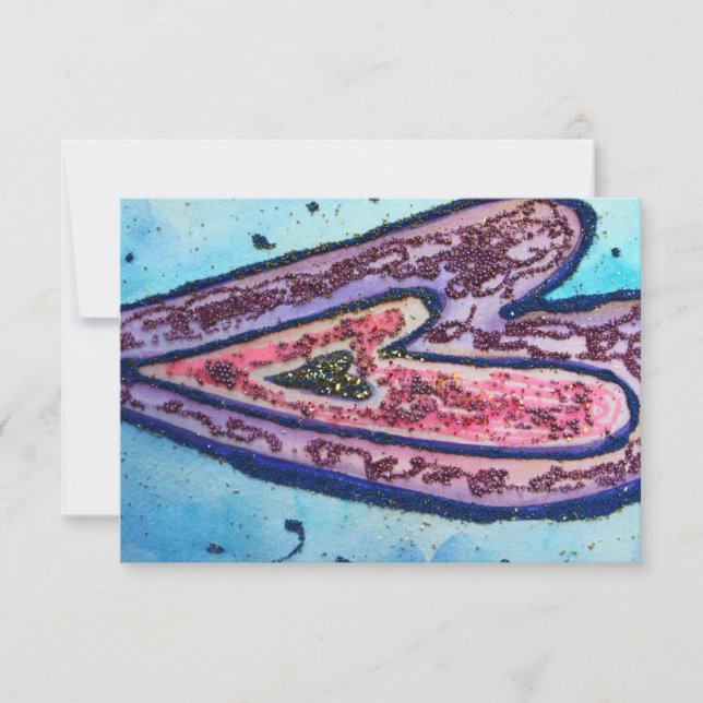 Invitación Personalizado de corazones de fe Pequeña invitació (Anverso)