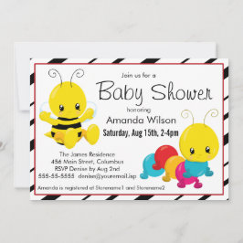 Invitación Personalizado de cuentas inserta Baby Shower
