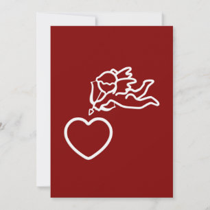 Invitación personalizado de Cupid Strikes