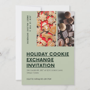 Invitación Personalizado de Fiesta de Cookie Exchange