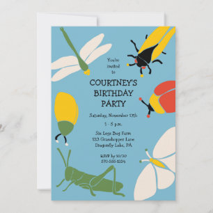 Invitación Personalizado de fiesta de cumpleaños temática de