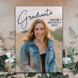 Invitación personalizado de Graduación de Foto
