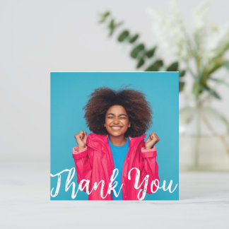 Invitación Personalizado de guiones modernos de foto graduaci