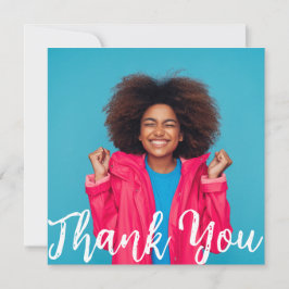 Invitación Personalizado de guiones modernos de foto graduaci