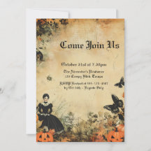 Personalizado de Halloween de otoño de Vintage Dol