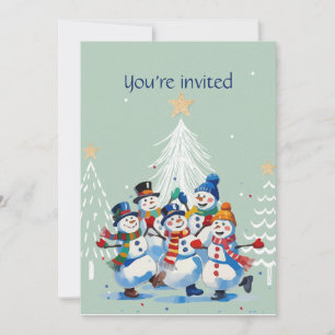 Invitación Personalizado de invierno Fiesta de cumpleaños fel