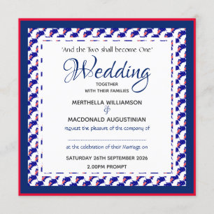 Invitación Personalizado de la BANDERA AUSTRALIA Boda de Plaz