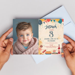 Invitación Personalizado de la fiesta de cumpleaños I del tem