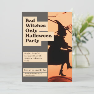 Invitación Personalizado de la fiesta de Halloween sólo para