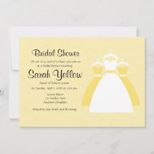Invitación Personalizado de limón amarillo invita a duchas de