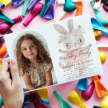 Personalizado de Little Bunny Ballerina Foto Cumpl