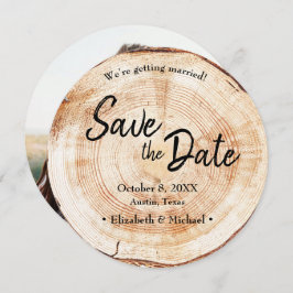 Invitación Personalizado de manejo Foto Boda de grano de made