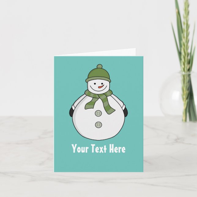 Invitación Personalizado de nieve fría (Anverso)